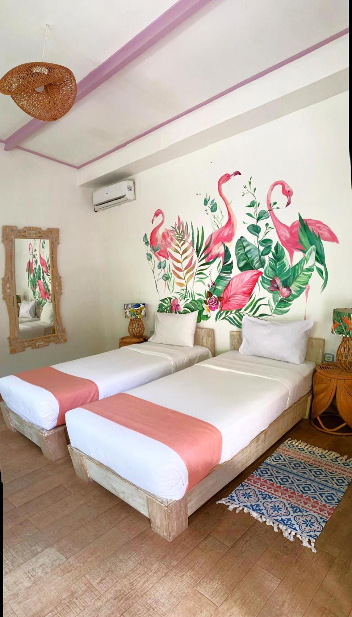 Flamingo Hotel Gili Trawangan Kültér fotó